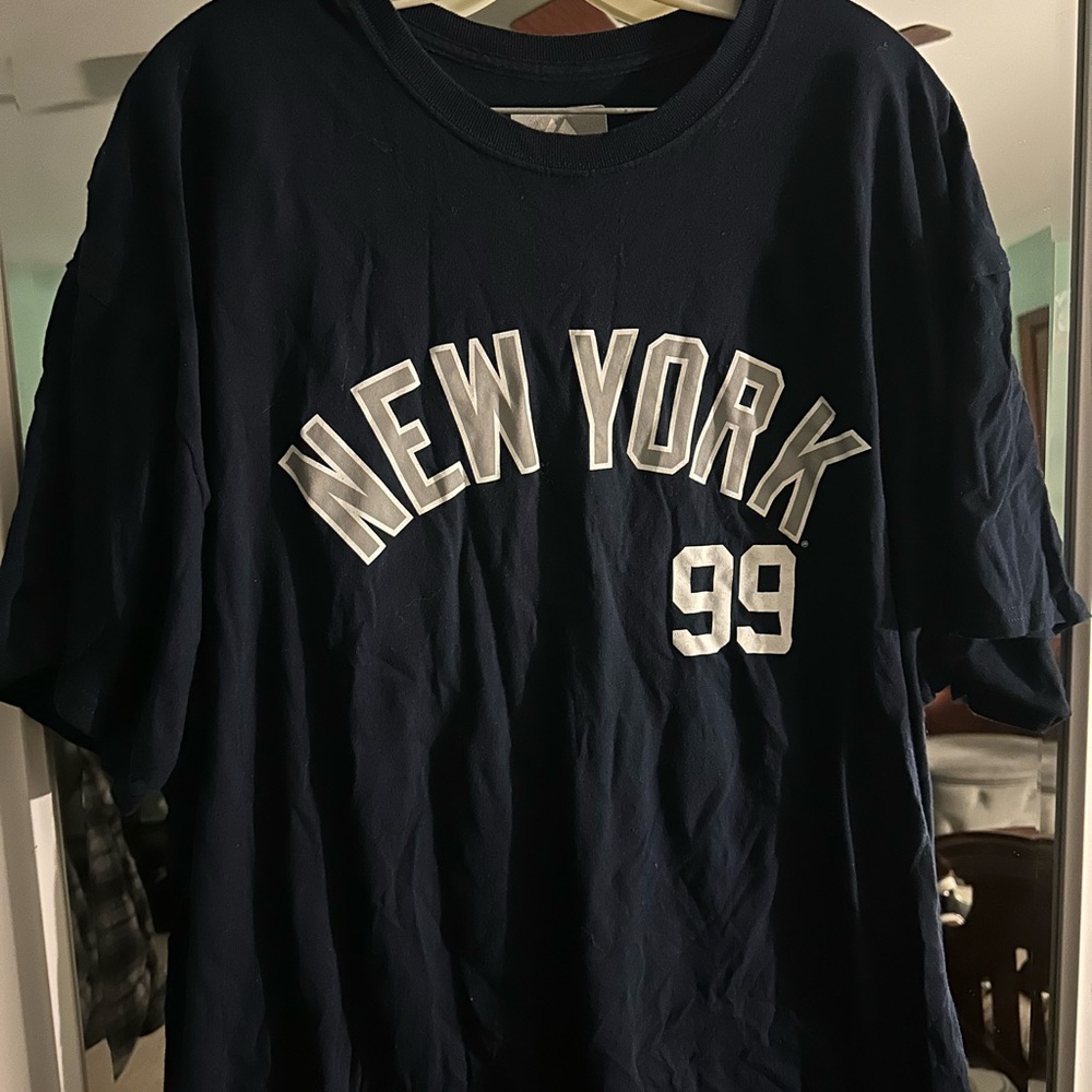 New York Baseball Graphic T-Shirt in Navy